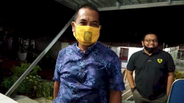 Sekda Soppeng Andi Tenri Sessu, saat mengunjungi Labkesda, Sabtu (02/05/2020).