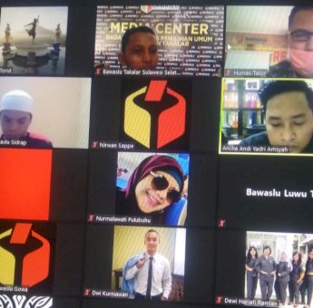 Bawaslu Takalar Eratkan Sinergitas Media Melalui Senjata Humas