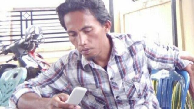 Ketua Sinergisitas Jaringan Informasi Pamantau Dana Desa, Usman.