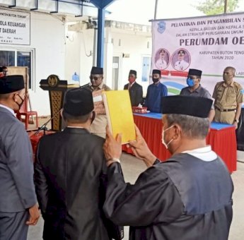 Dua Mantan Komisioner KPU Buteng Dilantik Jadi Pejabat di PDAM