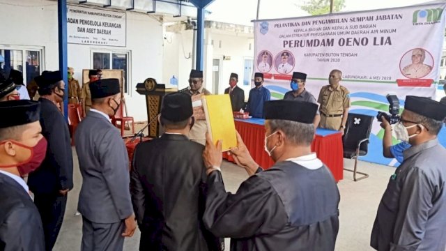 Dua Mantan Komisioner KPU Buteng Dilantik Jadi Pejabat di PDAM