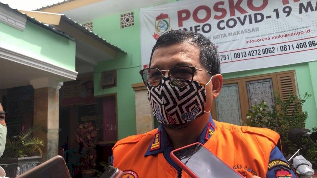 Penjabat Wali Kota Makassar Iqbal Suhaeb, diwawancarai awak media, di Posko Gugus Tugas Penanganan Covid-19, Senin (04/05/2020).