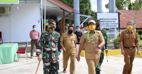 Danrem 141 Toddopuli Kunjungi Labkesda Soppeng, Begini Penjelasan Andi Kaswadi