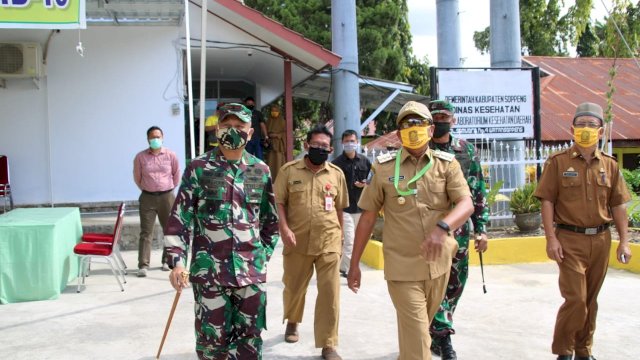 Danrem 141 Toddopuli Kunjungi Labkesda Soppeng, Begini Penjelasan Andi Kaswadi