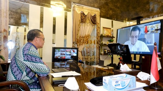 Nurdin Abdullah Paparkan Strategi Menjaga Ketahanan Ekonomi dan Pangan di Tengah Pandemi Covid-19