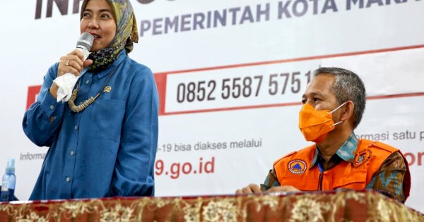 Diberi Bantuan APD, Pj Wali Kota Makassar Sebut Aliyah Mustika Pemberi Semangat Gugus Covid-19