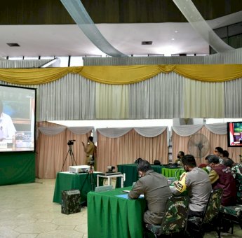 Menko Polhukam dan Forkopimda Sulsel Gelar Rapat Bahas Protokol Kesehatan Jelang Sholat Ied