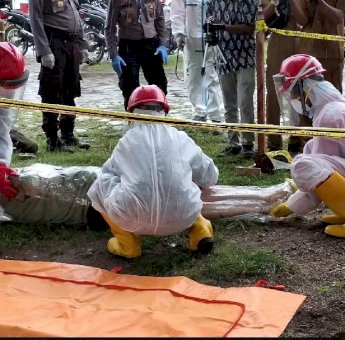 Penanganan Covid-19, Pemkab Buteng dan Polri Gelar Simulasi