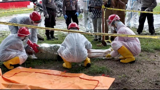 Penanganan Covid-19, Pemkab Buteng dan Polri Gelar Simulasi