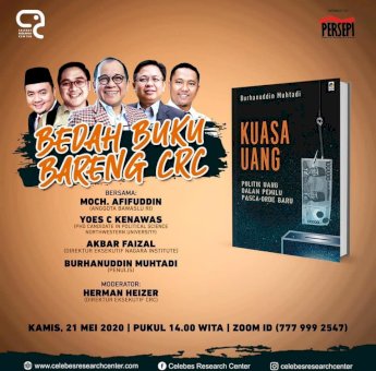 CRC Lakukan Bedah Buku “Politik Uang Dalam Pemilu Pasca Orde-Baru” Karya Burhanuddin Muhtadi