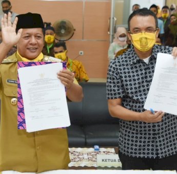 Melalui Video Confrence, BPK Berikan Predikat WTP Kepada Pemkab Soppeng