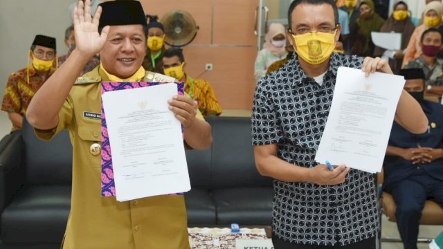 Melalui Video Confrence, BPK Berikan Predikat WTP Kepada Pemkab Soppeng