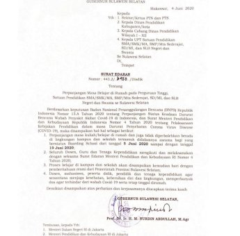 Perpanjang Masa Belajar di Rumah, Disdik Sulsel Dorong Guru-Guru untuk Berinovasi