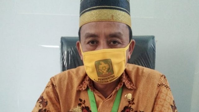 Kepala Dinas Perhubungan Kabupaten Soppeng, Hamzah Hola.