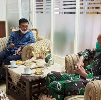 GM Pertamina MOR VII Perkenalkan Aplikasi MyPertamina ke Pangdam Hasanuddin