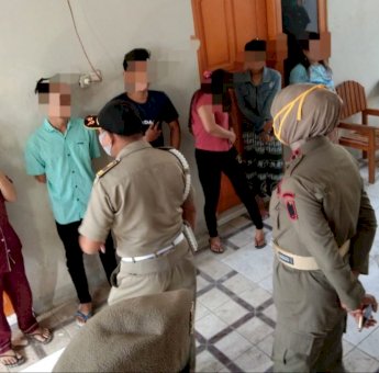 Sat Pol-PP Soppeng Amankan Tiga Pasangan Bukan Suami-Isteri di Kamar Kos