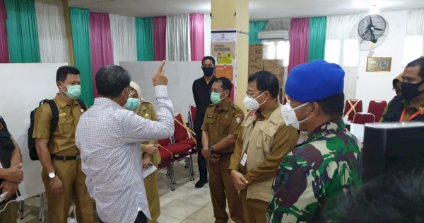 Gubernur dan Pj Wali Kota Makassar Bahas Karantina OTG dan ODP