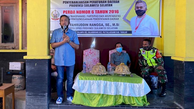 Anggota DPRD Sulsel Fahruddin Rangga