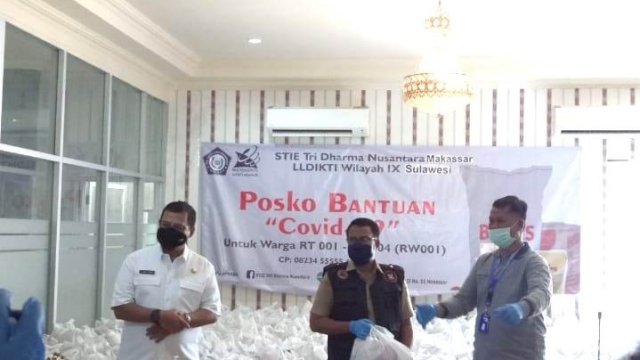 Iqbal Apresiasi Posko Covid-19 Apresiasi Posko Covid-19 STIE Tri Dharma Nusantara