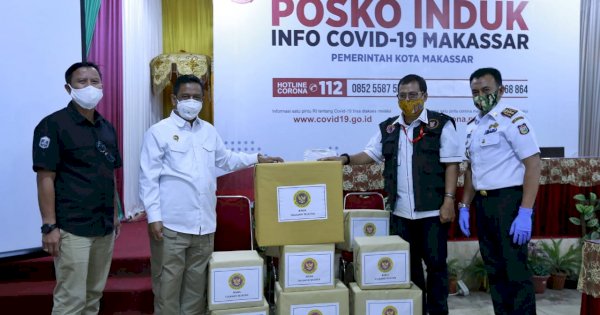 BIN Sulsel Serahkan Bantuan APD Ke Pemkot Makassar