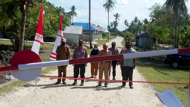 Polsek Lakudo Launching Kampung Tangguh Nusantara Beriman Katemado