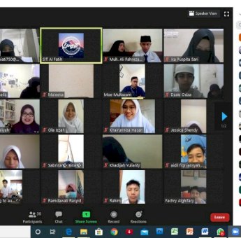 SMP-SMA IT Al Fatih Gelar Halal Bihalal Secara Virtual