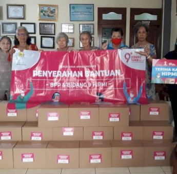 BPP Hipmi Salurkan Bantuan ke Panti Jompo Karya Kasih Jakarta