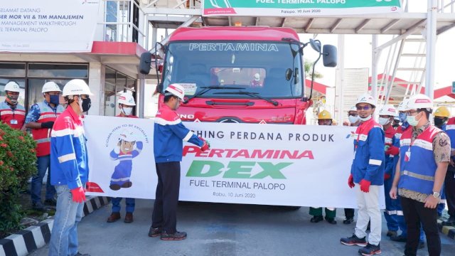 Fuel Terminal Palopo Lakukan Penyaluran Perdana Produk Pertamina Dex