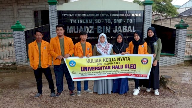Maksimalkan Proses Pembelajaran Online di Sultra, Ini yang Dilakukan Mahasiswa KKN UHO
