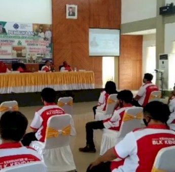 Tanggapi Dampak Covid-19, BLK Kendari Adakan Pelatihan Keterampilan