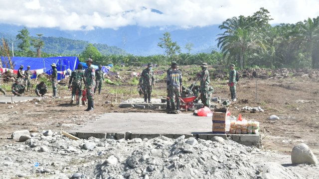 400 Huntara Korban Banjir Bandang Lutra di Target Rampung Dalam Sebulan
