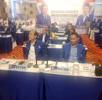 Jadi Ketua Formatur Tunggal di Muswil ke V DPW PAN Sulsel, Ashabul Kahfi Kembali Pimpin PAN