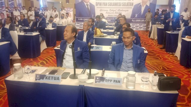 Muswil Ke V DPW PAN Sulsel, di Hotel Aston Makassar, Minggu (19/07/2020).
