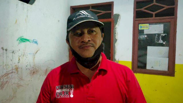 Ketua RW 11 Kelurahan Antang, Aswan.