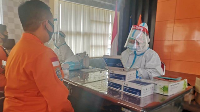 Basarnas Kendari Lakukan Rapid-test kedua, Ini Hasilnya