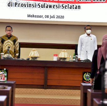 Dikunjungi Mendagri, Nurdin Abdullah Laporkan Persiapan Pilkada Serentak di Sulsel
