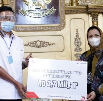 Pertamina Bantu Permodalan Rp 3,7 Miliar untuk Mitra Binaan Dekranasda dan PKK Sulsel
