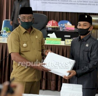 Terima LKPJ 2019 Dari Pemkab Buteng, Begini Kata Ketua DPRD Bobi