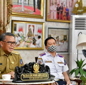 Gubernur dan Menhub Rapat Virtual Bahas Progres Jalur Kereta Api Makassar-Parepare