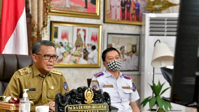 Gubernur dan Menhub Rapat Virtual Bahas Progres Jalur Kereta Api Makassar-Parepare