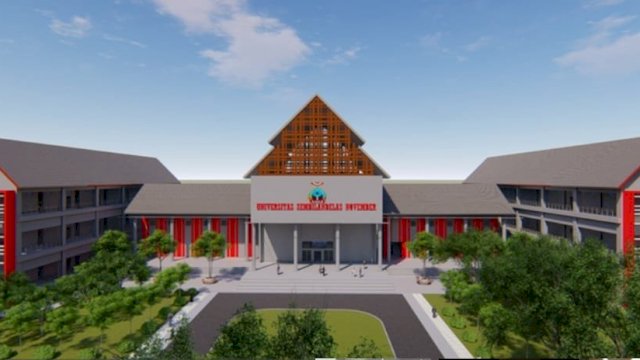 Desain Kampus B USN di Buton Tengah.