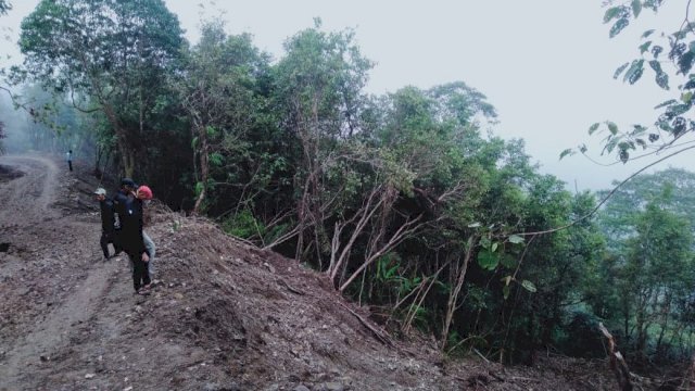 Lokasi rencana pembangunan Bumi Perkemahan, di Desa Batu Belerang, Kecamatan Sinjai Borong, Kabupaten Sinjai.