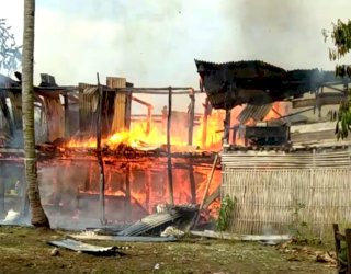 Dua Rumah Warga di Libureng Bone Ludes Terbakar, Begini Kronologisnya