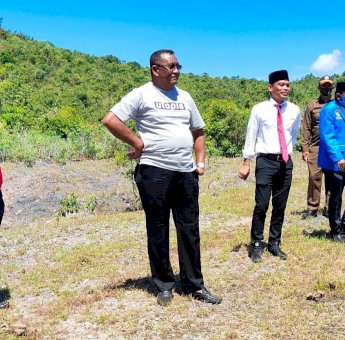 Usai Upacara HUT RI ke-75, La Ramo Tinjau Dua Proyek Strategis Pemkab Buteng