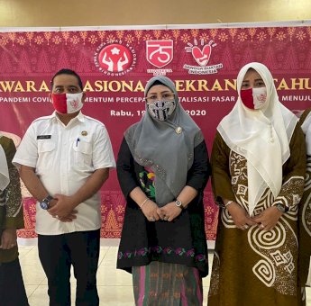 Virtual, Dekranasda Soppeng Ikuti Munas