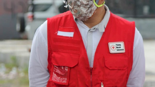 Ketua PMI Kota Makassar Syamsu Rizal (Deng Ical)