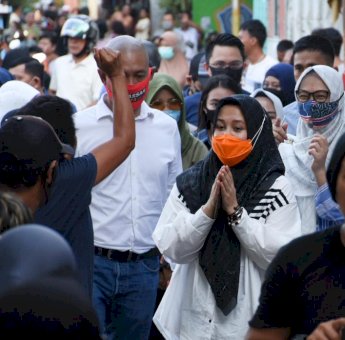 Pilwali Makassar 2020. Warga Puji Kepribadian Fatmawati Rusdi