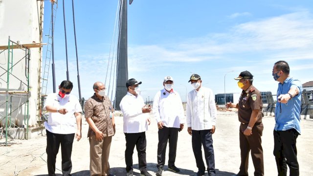 Gubernur Sulsel Tinjau Lahan di CPI, Persiapan Pembangunan Twin Tower