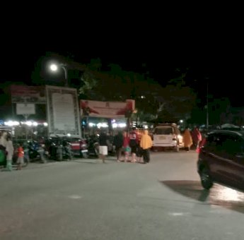 Malam Minggu, Taman Matana Soromba Buton Tengah Dibanjiri Pengunjung