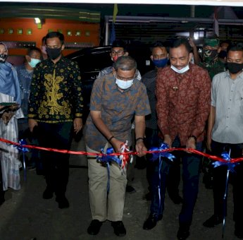 Kampung Kuliner Pammana Mabello Diresmikan, Bupati Amran Minta Dibantu Promosikan